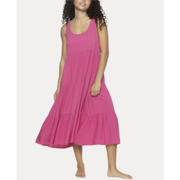 Felina Women's Isabelle MIDI Flowy Dress, Lilac Rose, NWT - Picture 2 of 4